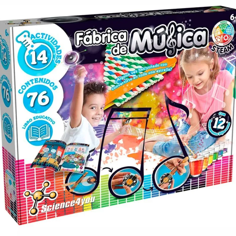 SCIENCE 4 YOU Fábrica de Música- Instrumentos Musicales|Juegos Y Juguetes Educativos