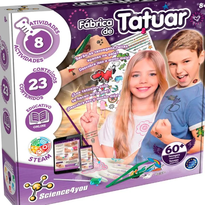 SCIENCE 4 YOU Fábrica De Tatuajes- Manualidades