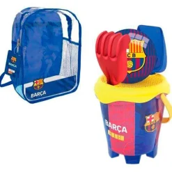 COLOR BABY F.C Barcelona Cubo de Playa Castillo con Accesorios- Aire Libre