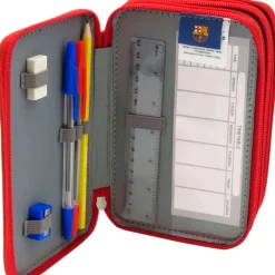 CYP F.C. Barcelona Estuche Escolar Triple- Escolar