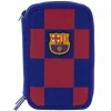 SAFTA F.C. Barcelona Estuche Triple Completo- Escolar