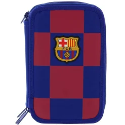 SAFTA F.C. Barcelona Estuche Triple Completo- Escolar