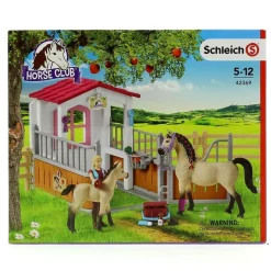 SCHLEICH Figuras Y Figuras De Acción|Figuras Cuadra con Caballos Árabes y Cuidadora