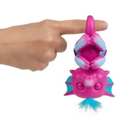 JUGUETRONICA Fingerling Dragón Rosa- Robots