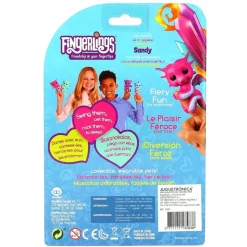 JUGUETRONICA Fingerling Dragón Rosa- Robots