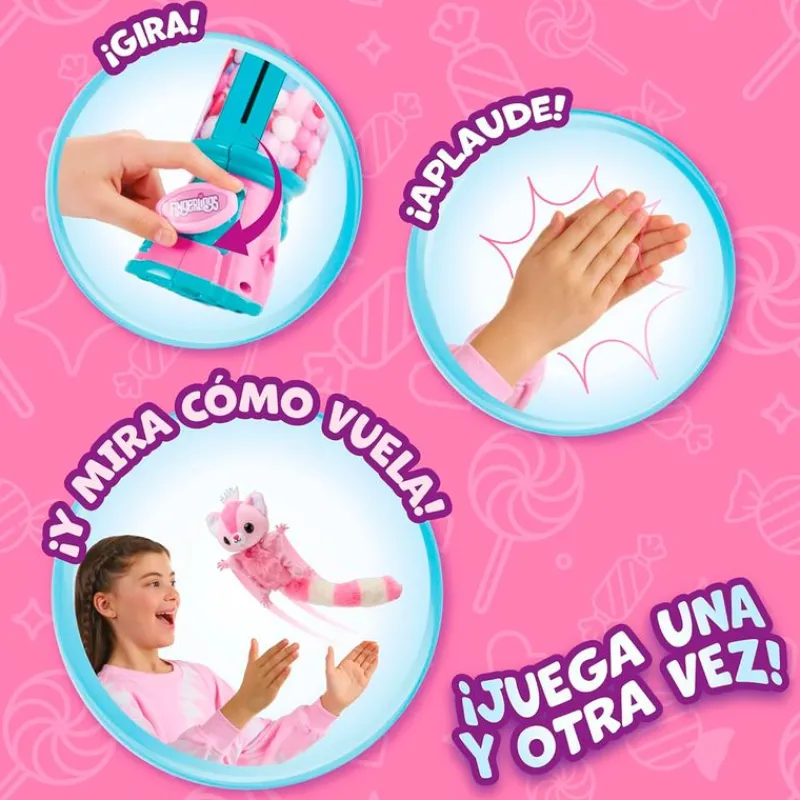 BIZAK Fingerlings Ardilla Voladora- Muñecas