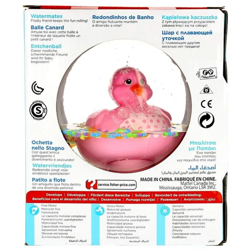 FISHER PRICE Pato Flote Rosa- Primera Infancia Y Preescolar