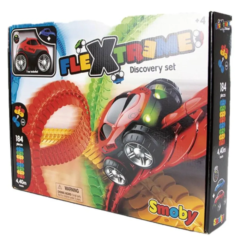 SMOBY Vehículos, Trenes Y Parkings|Flextreme Pista con Vehículo
