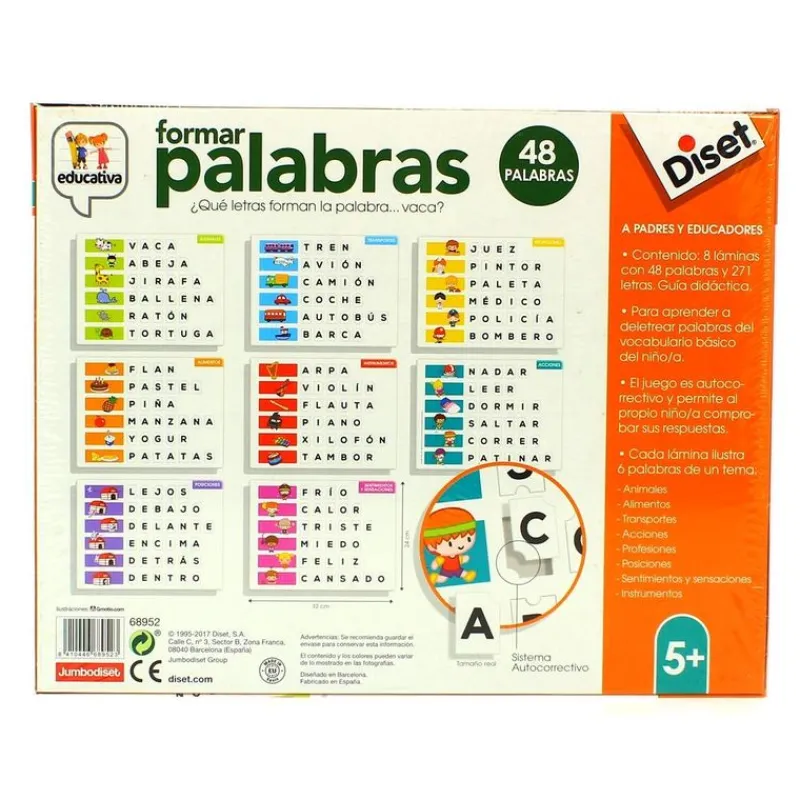 DISET Formar Palabras- Juegos Y Juguetes Educativos