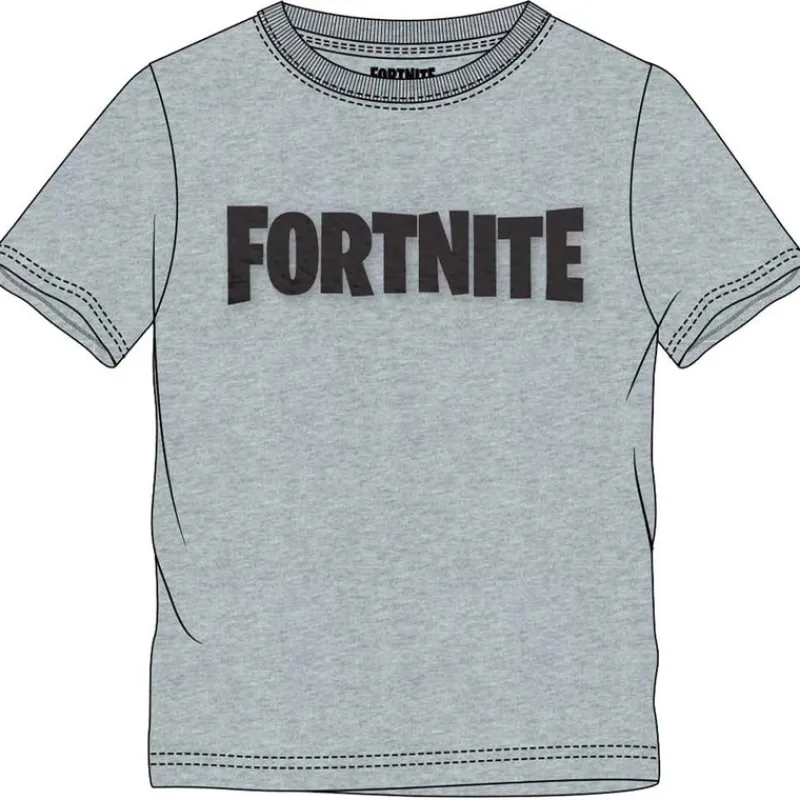SELECCION DRIM Fortnite Camiseta Gris 176- Ropa Y Complementos