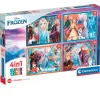 CLEMENTONI Frozen Puzzle Evolutivo 4 en 1- Puzzles Y Construcciones