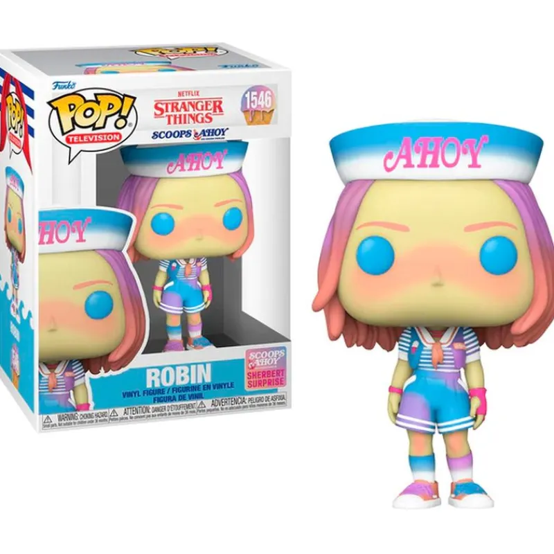 FUNKO POP ! Stranger Things Robin Scoops Ahoy- Funko Películas Y Series|Halloween