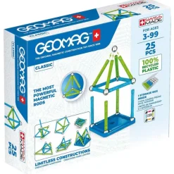 SELECCION DRIM Geomag Green 25 Piezas- Puzzles Y Construcciones
