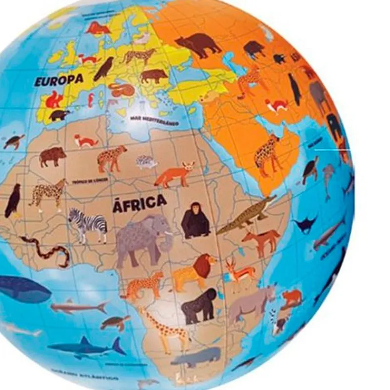 SELECCION DRIM Juegos Y Juguetes Educativos|Globo Terráqueo Hinchable