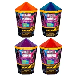 FAMOSA Figuras Y Figuras De Acción|Manualidades|Godzilla vs Kong Cápsula Crystal Monster Sorpresa