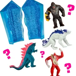 FAMOSA Figuras Y Figuras De Acción|Manualidades|Godzilla vs Kong Cápsula Crystal Monster Sorpresa