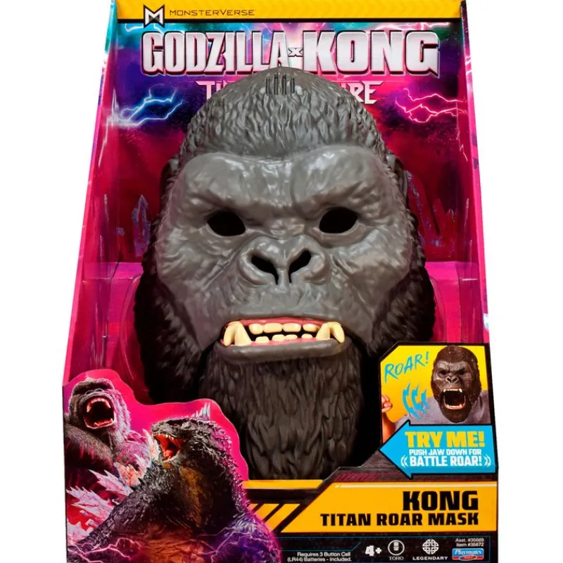 FAMOSA Figuras Y Figuras De Acción|Electrónicos|Godzilla x Kong Máscara Electrónica Kong