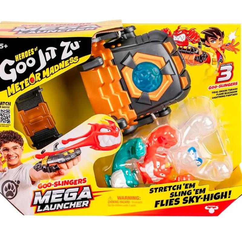 BANDAI Goo Jit Zu Mega Lanzador- Juegos Y Juguetes De Imitación