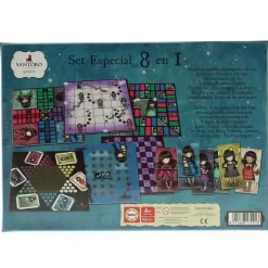 EDUCA Gorjuss Set 8 Juegos en 1- Juegos De Mesa