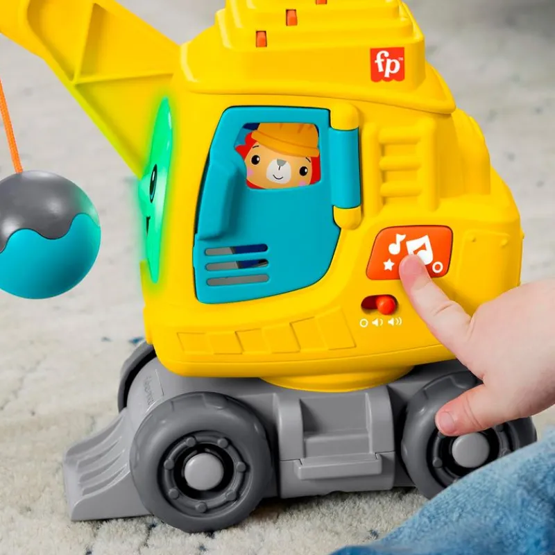 FISHER PRICE Primera Infancia Y Preescolar|Grúa Cuenta y Apila