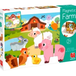 GOULA Juegos Y Juguetes Educativos|Granja Magnética