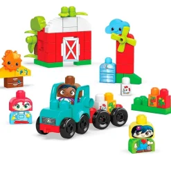 MEGABLOKS Green Town Granja Construcción Infantil- Puzzles Y Construcciones