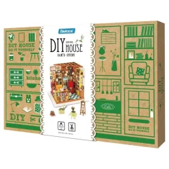 MADNESS TOYS Puzzles Y Construcciones|Habitación Estudio Sam Maqueta Casa Miniatura