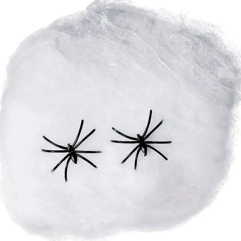 FIESTAS GUIRCA Halloween Decoración Telaraña Blanca- Halloween