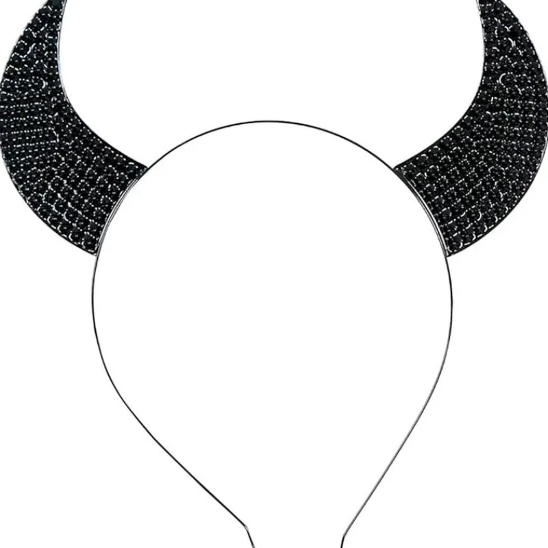 FIESTAS GUIRCA Halloween Diadema con Cuernos Brillantes- Halloween