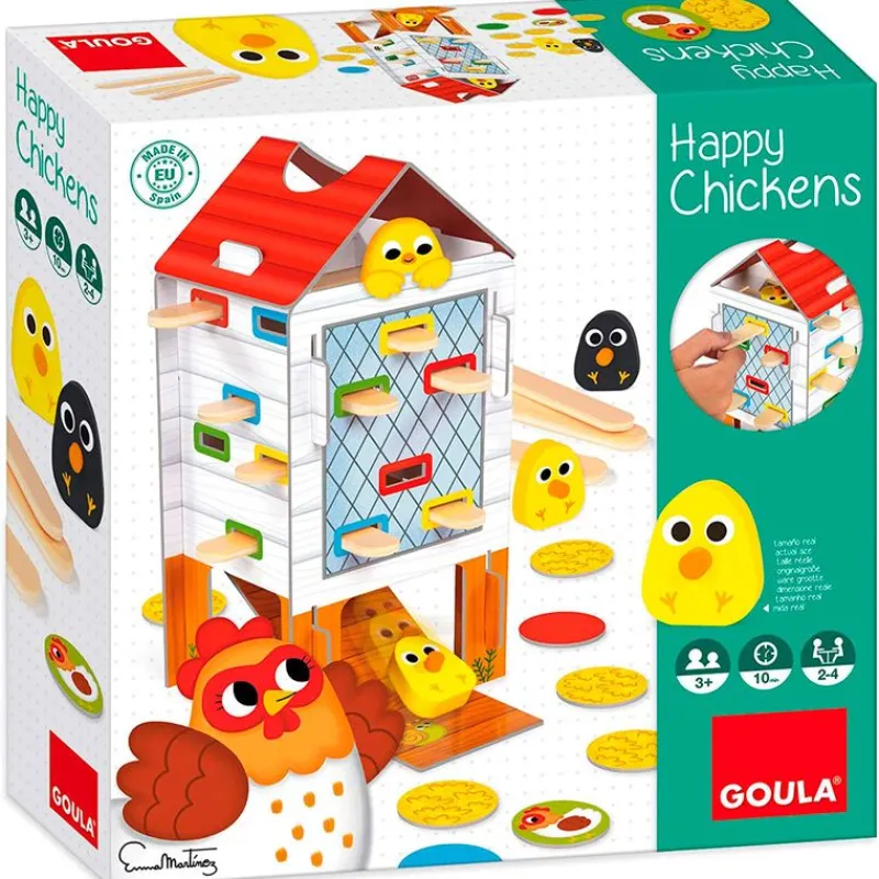 GOULA Juegos Y Juguetes Educativos|Happy Chickens Juego de Mesa