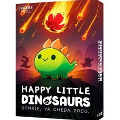 ASMODEE Happy Little Dinosaurs- Juegos De Mesa|Amigos Y Familia