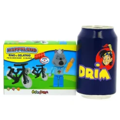 DRIM DISCOUNT Happyland Rino el Heladero- Puzzles Y Construcciones