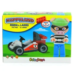 DRIM DISCOUNT Happyland Robin el Ladrón- Puzzles Y Construcciones