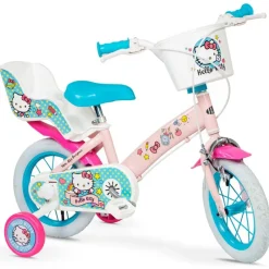 TOIMSA Hello Kitty Bicicleta Infantil 12"- Bicicletas, Correpasillos Y Triciclos
