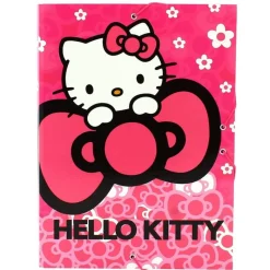 MONTICHELVO Hello Kitty Carpeta Escolar Rosa- Escolar