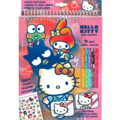 KIDS EUROSWAN Escolar|Manualidades|Hello Kitty Cuaderno Colorear Creativo