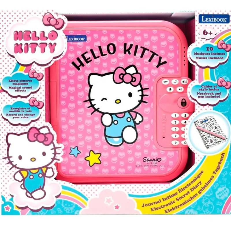 LEXIBOOK Hello Kitty Diario Secreto con Código- Electrónicos