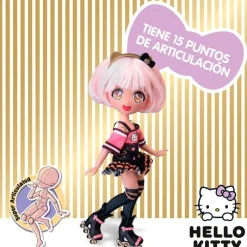 FAMOSA Sanrio Colección|Muñecas|Hello Kitty Muñeca Golden Diva Roller