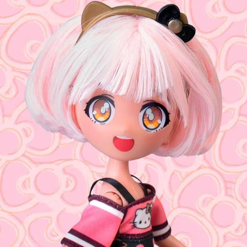 FAMOSA Sanrio Colección|Muñecas|Hello Kitty Muñeca Golden Diva Roller