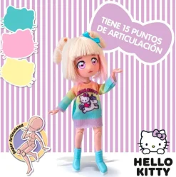 FAMOSA Sanrio Colección|Muñecas|Hello Kitty Muñeca Manga Fashion Unicorns