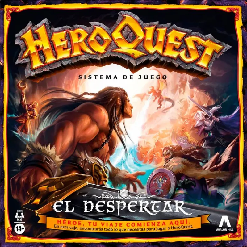 HASBRO Heroquest el Despertar Juego- Amigos Y Familia|Juegos De Mesa