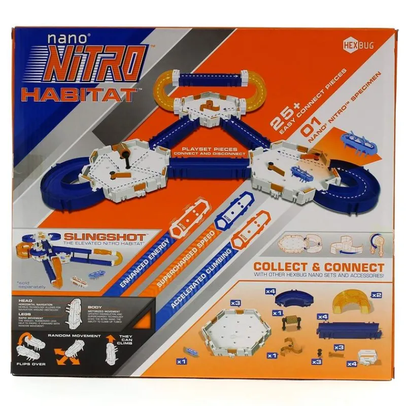 JUGUETRONICA Hexbug Hábitat Nano Nitro- Robots