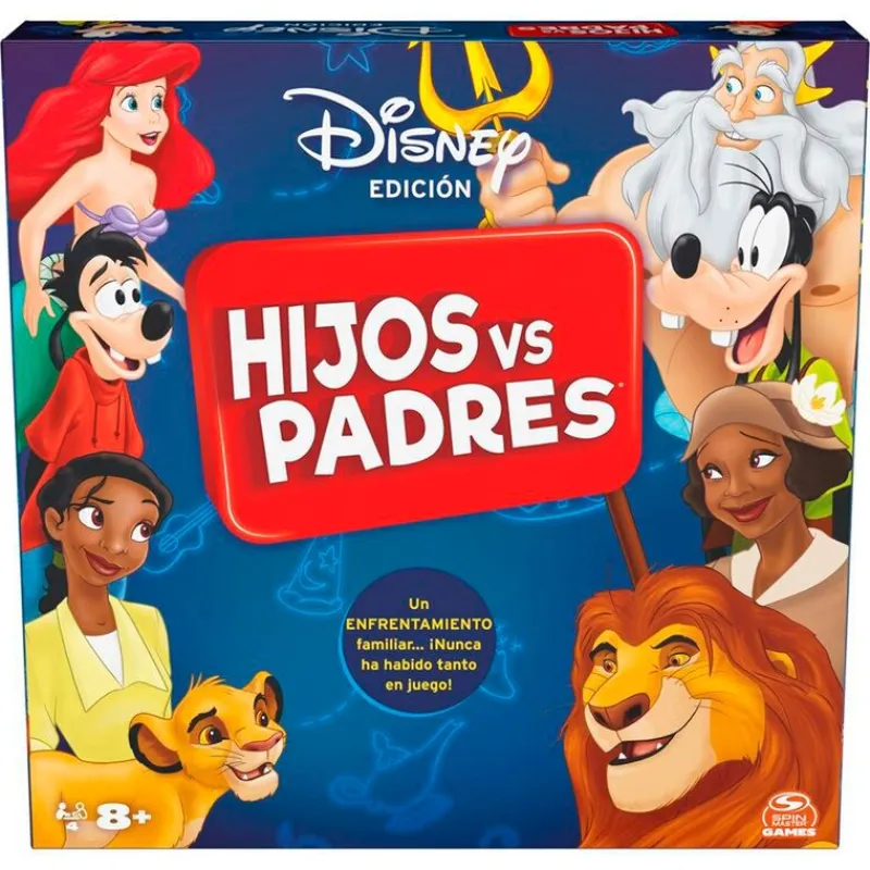 SPIN MASTER Hijos Contra Padres Edición Disney- Juegos De Mesa