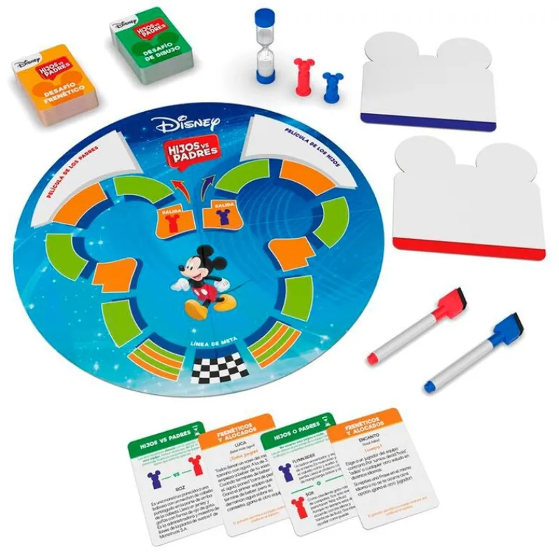 SPIN MASTER Hijos Contra Padres Edición Disney- Juegos De Mesa
