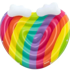 BESTWAY Aire Libre|Hinchable Isla Doble Rainbow Dreams