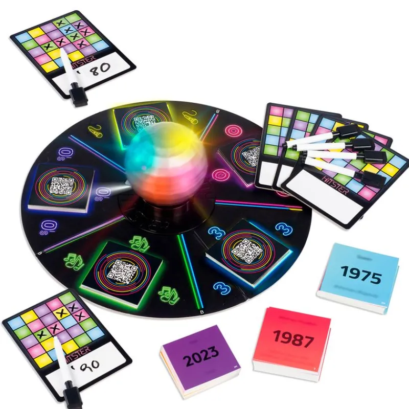 DISET Amigos Y Familia|Juegos De Mesa|Hitster Music Bingo