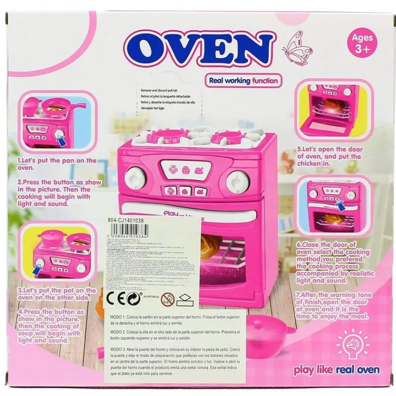 DRIM DISCOUNT Horno y Cocina con Luz y Sonido- Juegos Y Juguetes De Imitación