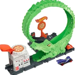 MATTEL Hot Wheels Ataque del Cocodrilo- Vehículos, Trenes Y Parkings