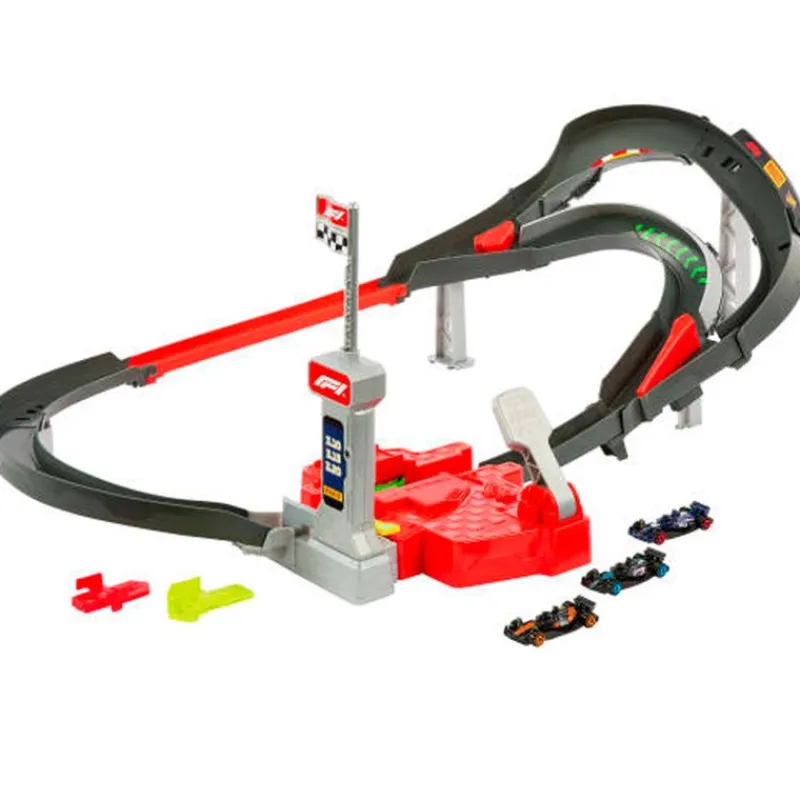 MATTEL Hot Wheels Circuito Carreras Gran Velocidad Formula 1- Vehículos, Trenes Y Parkings