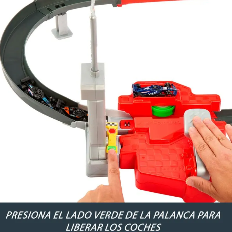 MATTEL Hot Wheels Circuito Carreras Gran Velocidad Formula 1- Vehículos, Trenes Y Parkings